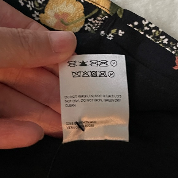 NEW REFORMATION Liza Shoulder Tie Top in Sicilia Lemon Floral Print ($128) Sz 12 - Picture 9 of 11